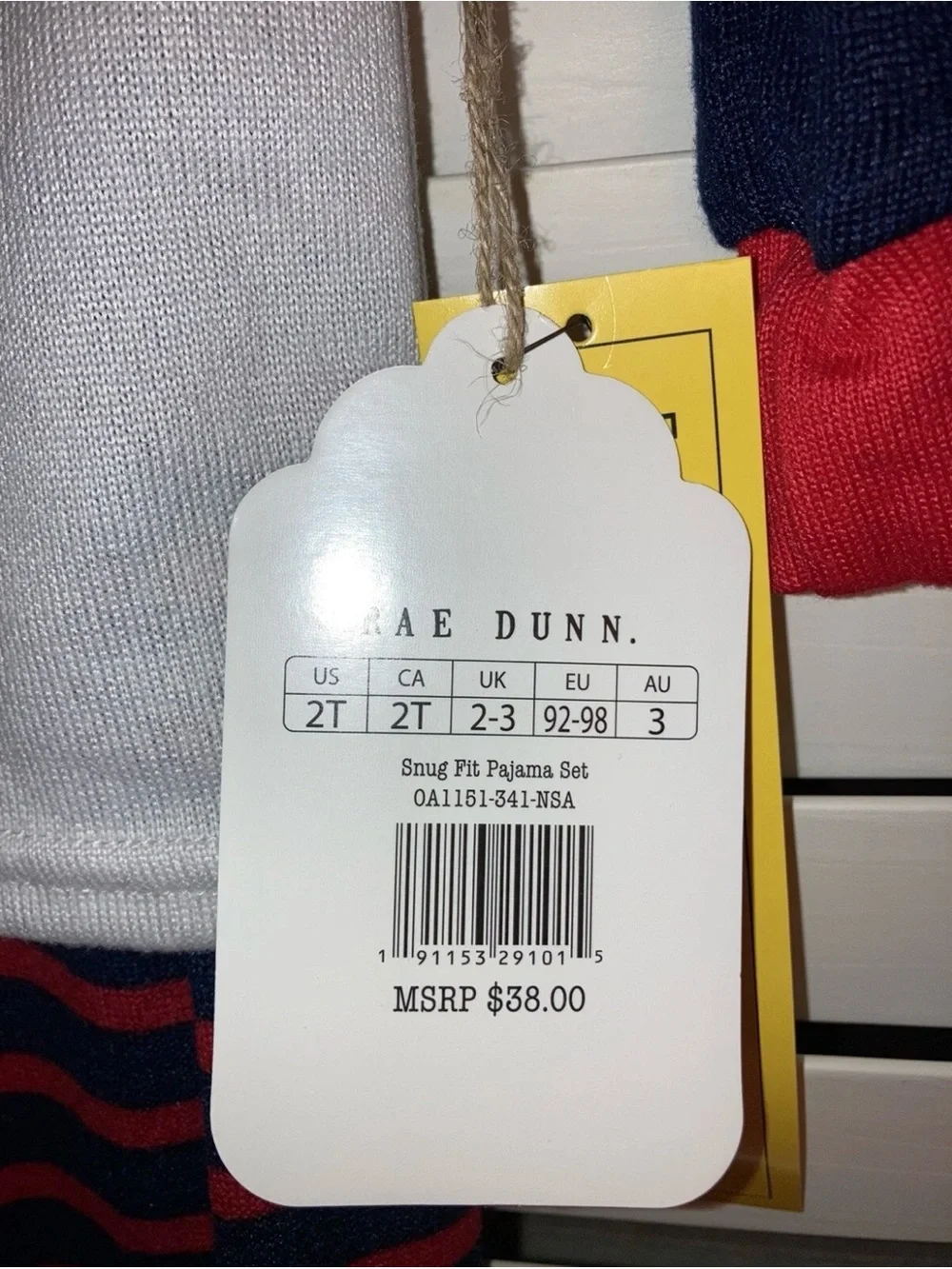 Rae Dunn boys pajamas